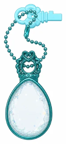 ジュエルキーホルダー　ブルー
