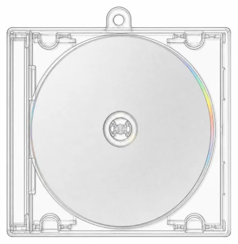 キーホルダー（ＣＤ風、開閉可能）