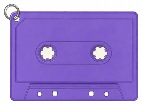 アクリルカセットテープ